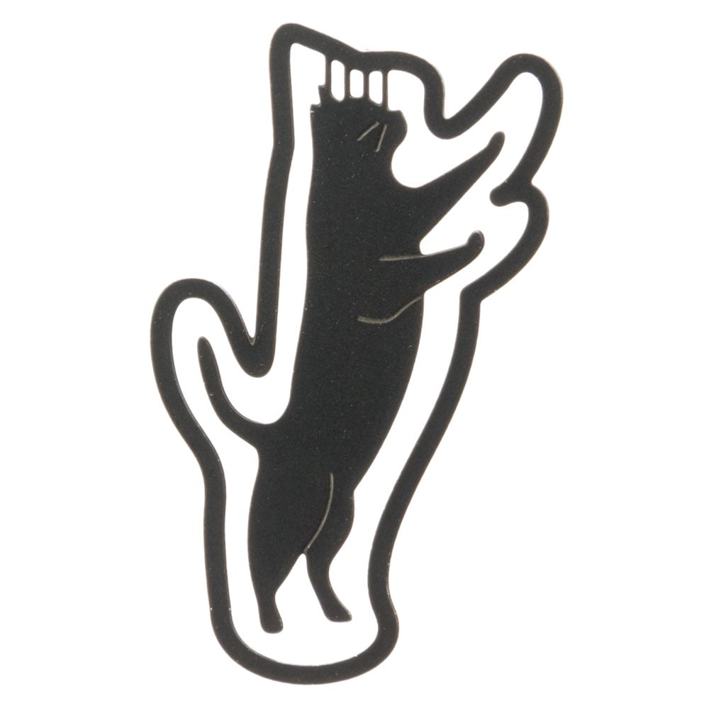 プチクリ　おねだり猫　黒(PC011)　10個入り　ステンレス製ねこのゼムクリップ　ファンシー文具　メモやブックマークに使える可愛いステーショナリー