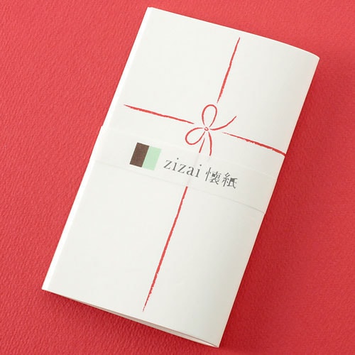 辻徳　リボン懐紙（大）　イラスト入り懐紙　20枚入り　越前和紙