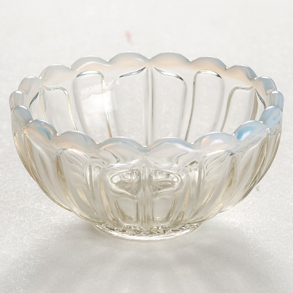 廣田硝子〈雪の花 のぞき〉古代色 2245-OA｜昔懐かしい喫茶店を思わ
