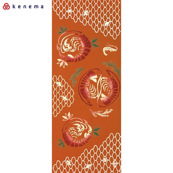 気音間　注染てぬぐい　海翁　大柄手拭　※在庫限り