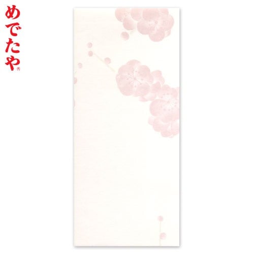 めでたや 一筆箋 シーズナル 梅 30枚綴り