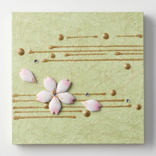 和紙インテリアパネル「華」　HANA/SAKURA-11 (1225)