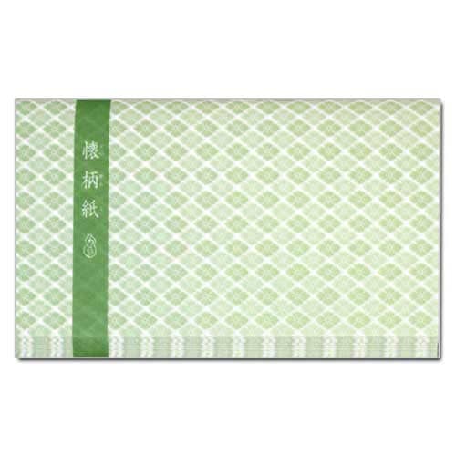 【懐紙】和詩倶楽部　懐柄紙　花菱　30枚入り (KG-004)　大豆インキ使用　濃いめの絵柄で両面違った雰囲気で使える懐紙　※在庫限り