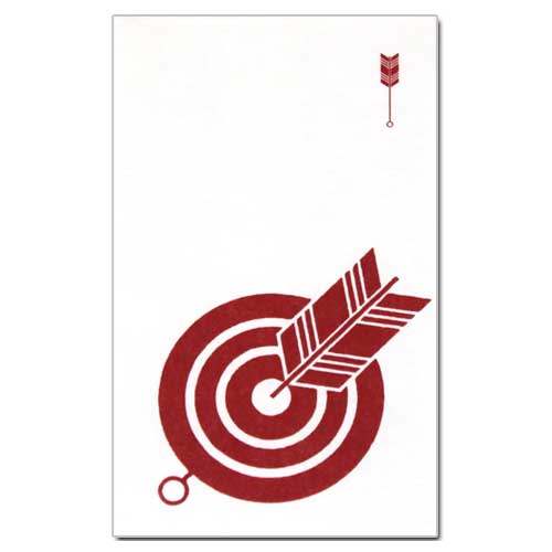 和詩倶楽部　オリジナルぽち袋　的矢〈大当たり〉　３枚入 (PB-031)　お年玉袋　心づけ