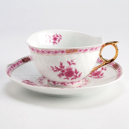 【半額・在庫処分】イタリアンクラシック　カップ＆ソーサー　ピンク