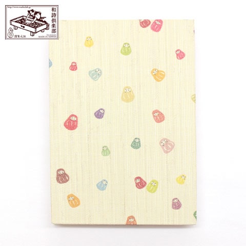 【御朱印帳】子だるま (GO-026) 和詩倶楽部 Goshuin book / Washi club