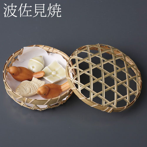 トリ籠の吹寄せ　箸置き　箸やすめセット　波佐見焼　Hasami yaki chopstick rest set Torikago no fukiyose