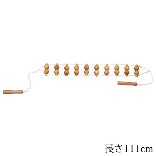 背中をコロコロ ボディーマッサージャー 木製リラクゼーショングッズ Wooden body massager