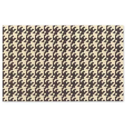 フリーサイズ判　黒鳶千鳥千鳥格子 (BD-012)　吉兆書包み　室町紗紙ブックカバー　和詩倶楽部　※在庫限り