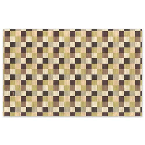 フリーサイズ判　彩り市松　栗文 (BD-013)　吉兆書包み　室町紗紙ブックカバー　和詩倶楽部