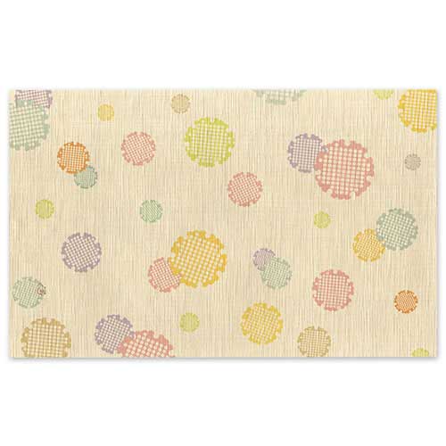 フリーサイズ判　彩り雪輪 (BD-020)　吉兆書包み　室町紗紙ブックカバー　和詩倶楽部