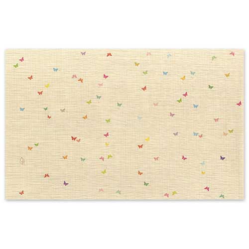 フリーサイズ判　てふてふ (BD-022)　吉兆書包み　室町紗紙ブックカバー　和詩倶楽部