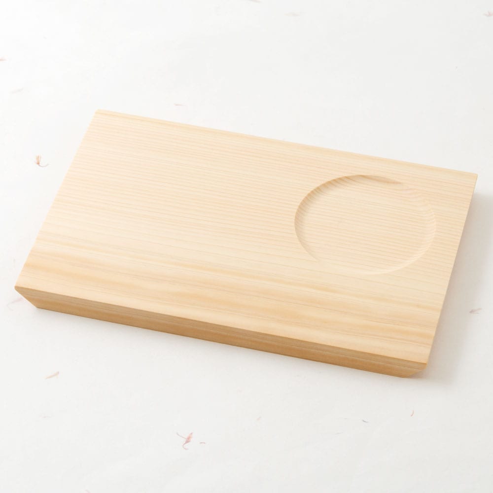 土佐龍　モーニングトレイ桧M　高知県の工芸品　Cypress Morning tray  Kochi craft