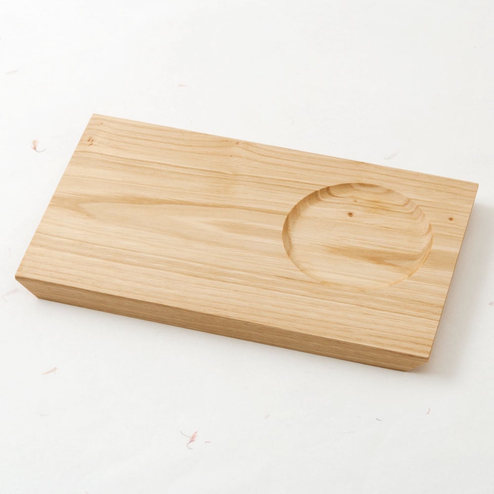 土佐龍　モーニングトレイ栗S　高知県の工芸品　Chestnut Morning tray  Kochi craft