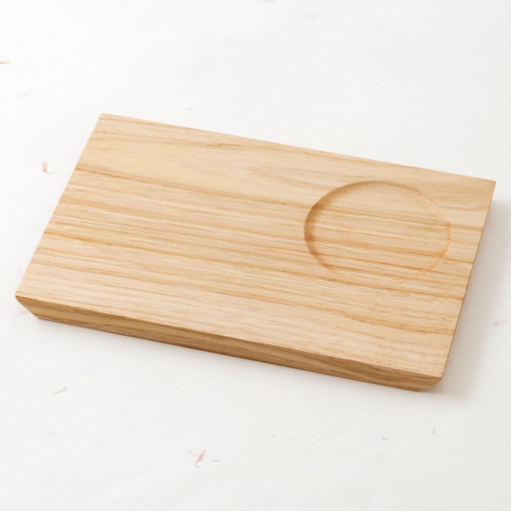土佐龍　モーニングトレイ栗M　高知県の工芸品　Chestnut Morning tray  Kochi craft