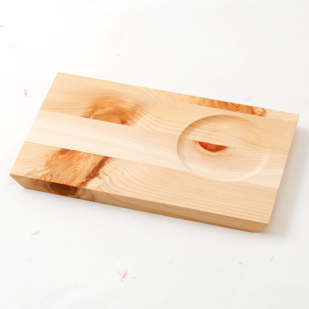 土佐龍　モーニングトレイ節S　高知県の工芸品　Knot Morning tray  Kochi craft