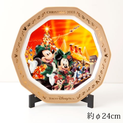 ディズニー　クリスマスプレート2003　東京ディズニーシー　飾り絵皿　Disney Christmas plate