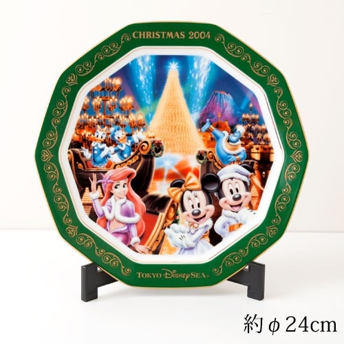 ディズニー　クリスマスプレート2004　東京ディズニーシー　飾り絵皿　Disney Christmas plate