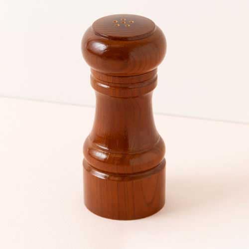 木製ソルトシェーカー　塩入れ (MB)　Wooden Salt Shaker　※在庫限り
