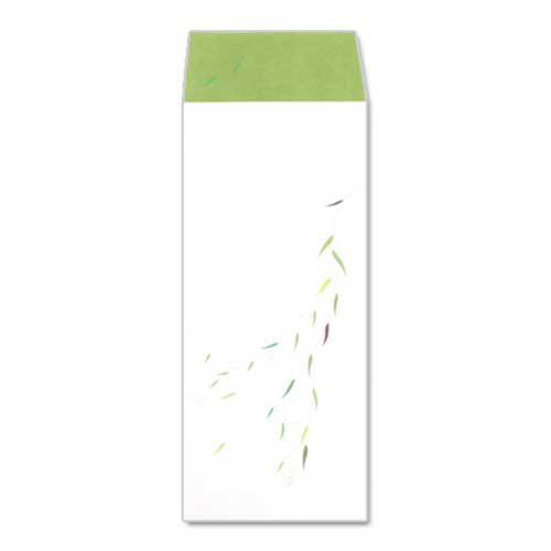 【封筒】其の先封筒　綾柳 (IB-006)　同柄5枚入　和詩倶楽部　Envelope  Washi-club