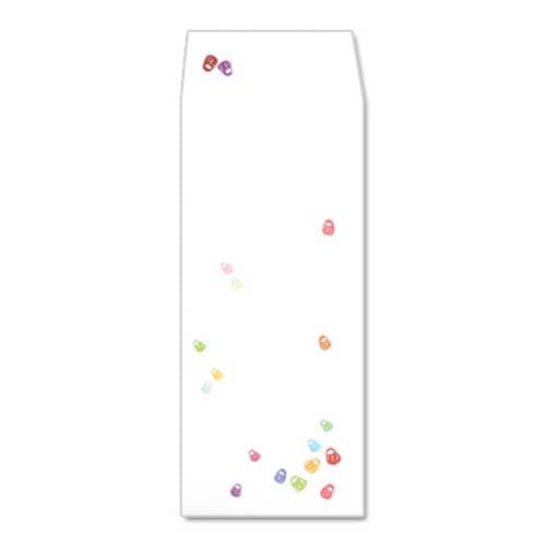 【封筒】其の先封筒　子だるま (IB-008)　同柄5枚入　和詩倶楽部　Envelope  Washi-club