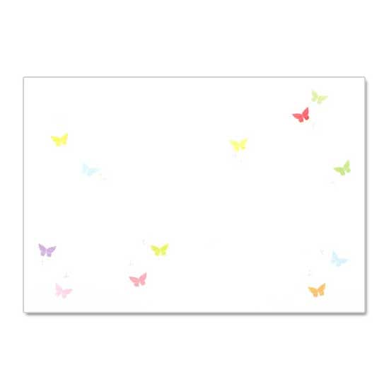 【封筒】此の先封筒　てふてふ (ID-007)　同柄5枚入　和詩倶楽部　Envelope  Washi-club