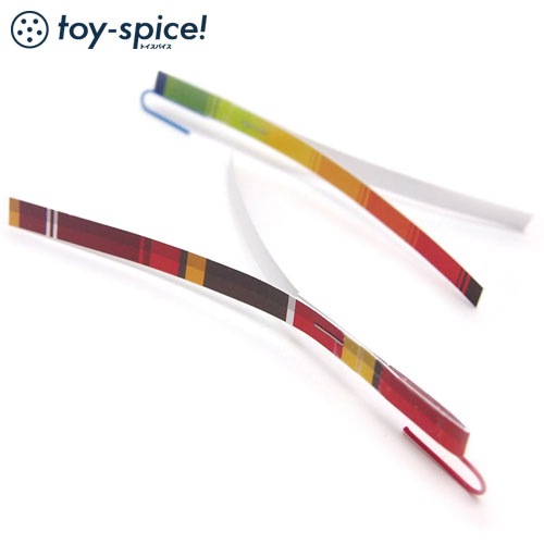 ポストカードTOY　くるくるシャトル (019-1)　素材付きタイプ　紙のおもちゃ工作キット　Postcard toy  Paper handmade kit