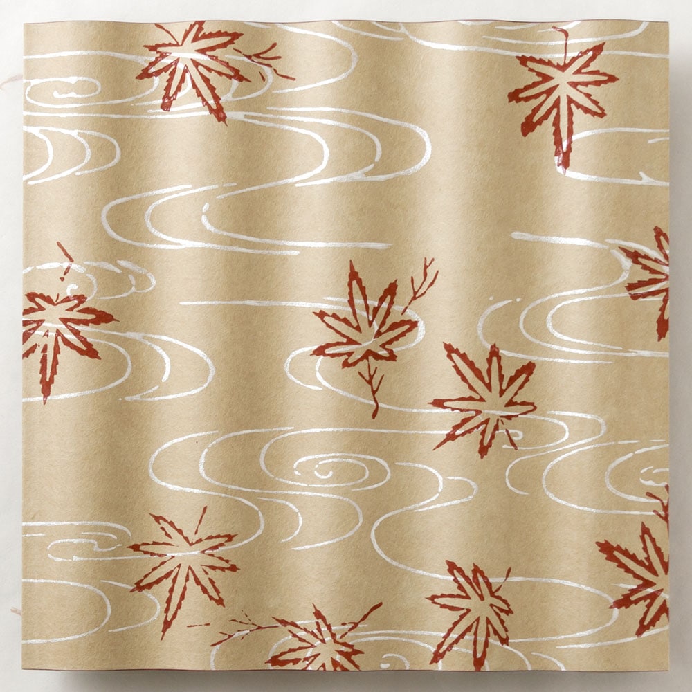 京からかみ　ウォールパネル・伝統　竜田川 (T-102)　京都府の工芸品　Karakami wall panel