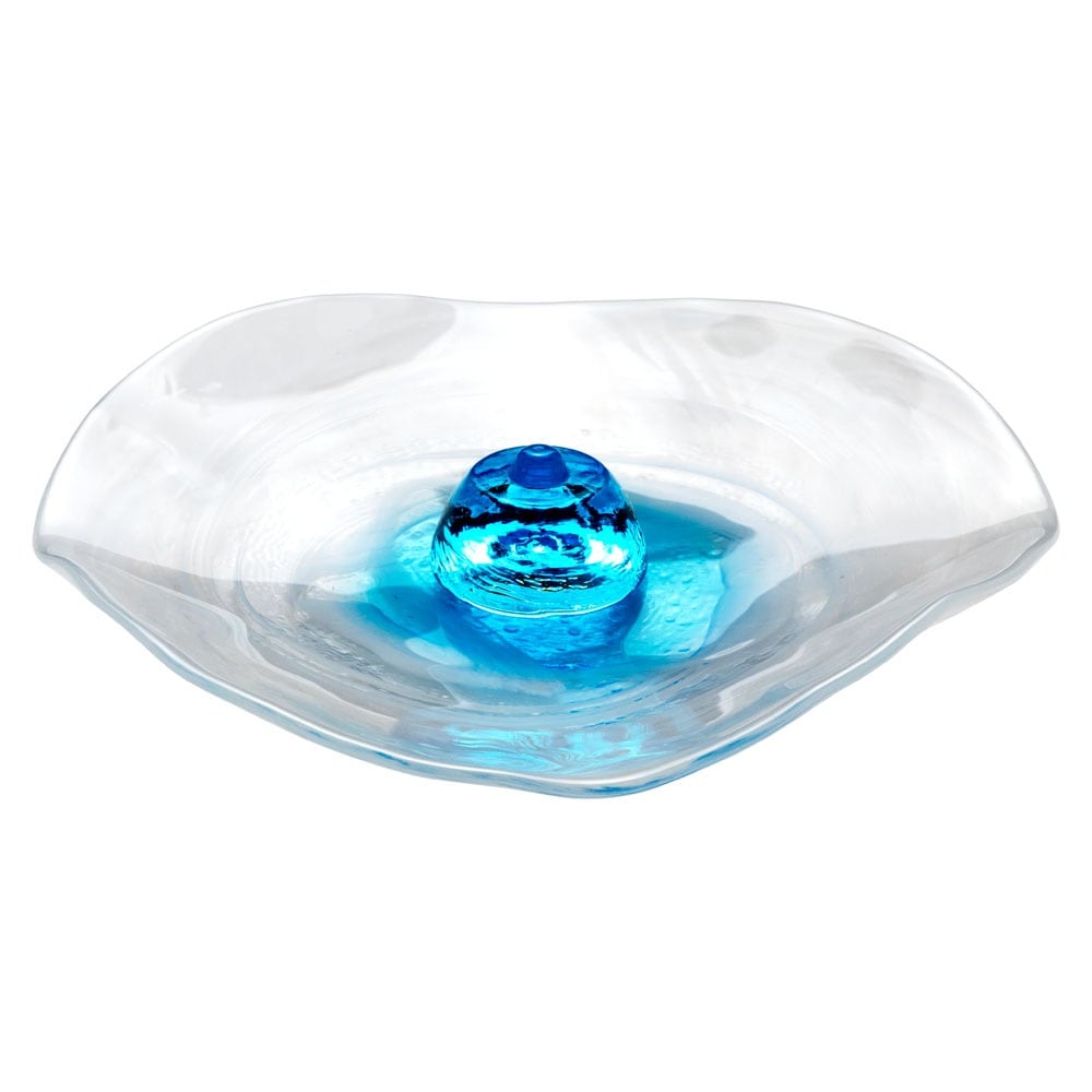 津軽びいどろ　ガラスの蚊遣り　ブルー(BL)　青森県の伝統工芸品　Kayari made of glass  Aomori craft