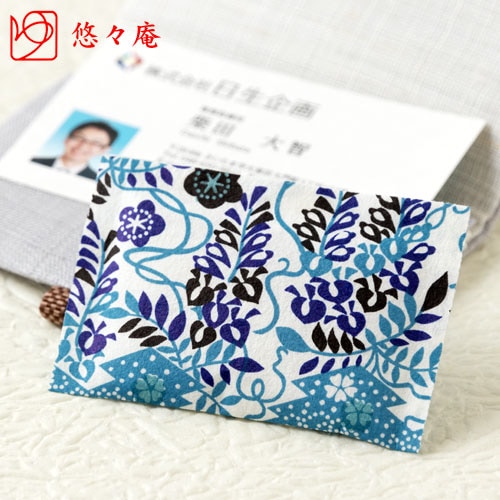 お名刺香　ラベンダー（1枚入）　ほのかな香りの小さな匂い袋　悠々庵　Small sachet for business card