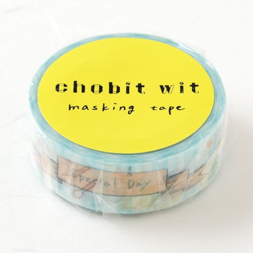 chobit wit　マスキングテープ　ホームパーティhomeparty (CW-127)　Masking tape　※在庫限り