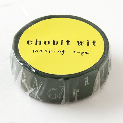 chobit wit　マスキングテープ　ナンバーnumber (CW-071)　Masking tape　※在庫限り