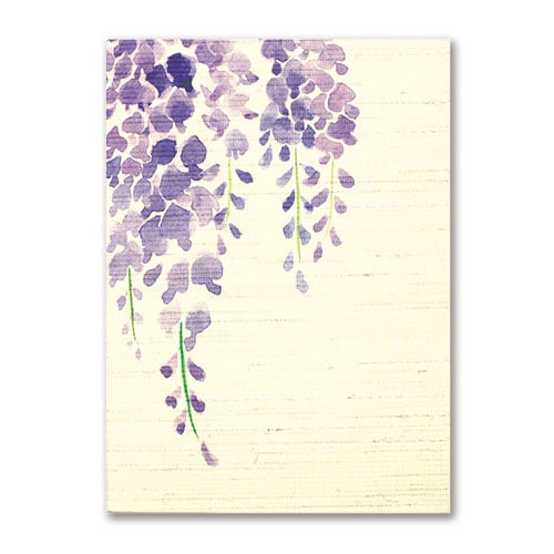 沓掛ろっか　御朱印帳　藤 (RGO-002)　奉書紙と紗紙の御朱印帳　和詩倶楽部　Goshuin book  Kutsukake Rokka  Washi club