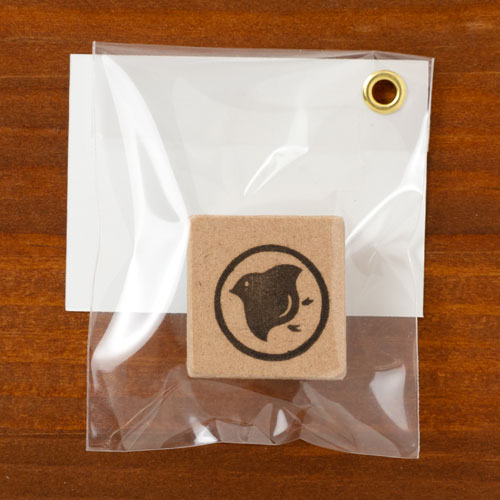 めでたいシリーズはんこ　千鳥　消しゴムはんこ　ただのやまもと　Auspicious pattern hanko stamp