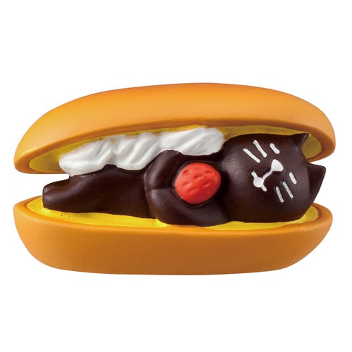 concombre　ネコッペパン (ZCB-92313)　やまねこベーカリー　置物・フィギュア　Cat figurine　※在庫限り