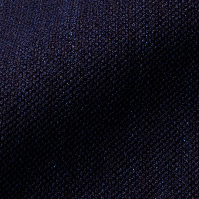 小島屋 藍染め織物 刺子織生地素材 ダークインディゴ 1mカット 綿100% 武州正藍染 埼玉県の工芸品 Indigo dye fabric Saitama craft