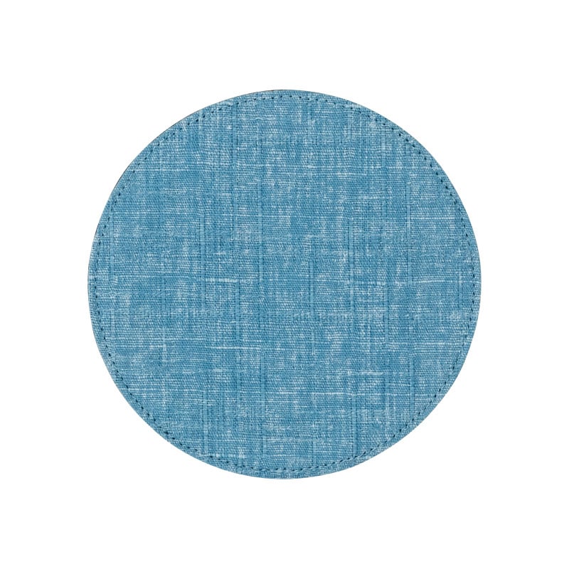 百道発信〈四季彩サークルマットS・紺・直径10cm〉