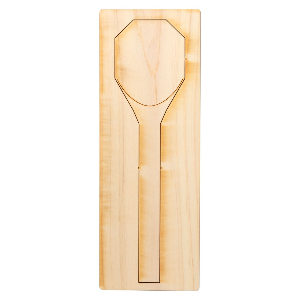 ヒトテマキット　サーバースプーン　けずってみがいて自分でつくる木製食器工作キット　Wooden spoon craft kit|工作用素材・キット|なつかしの玩具