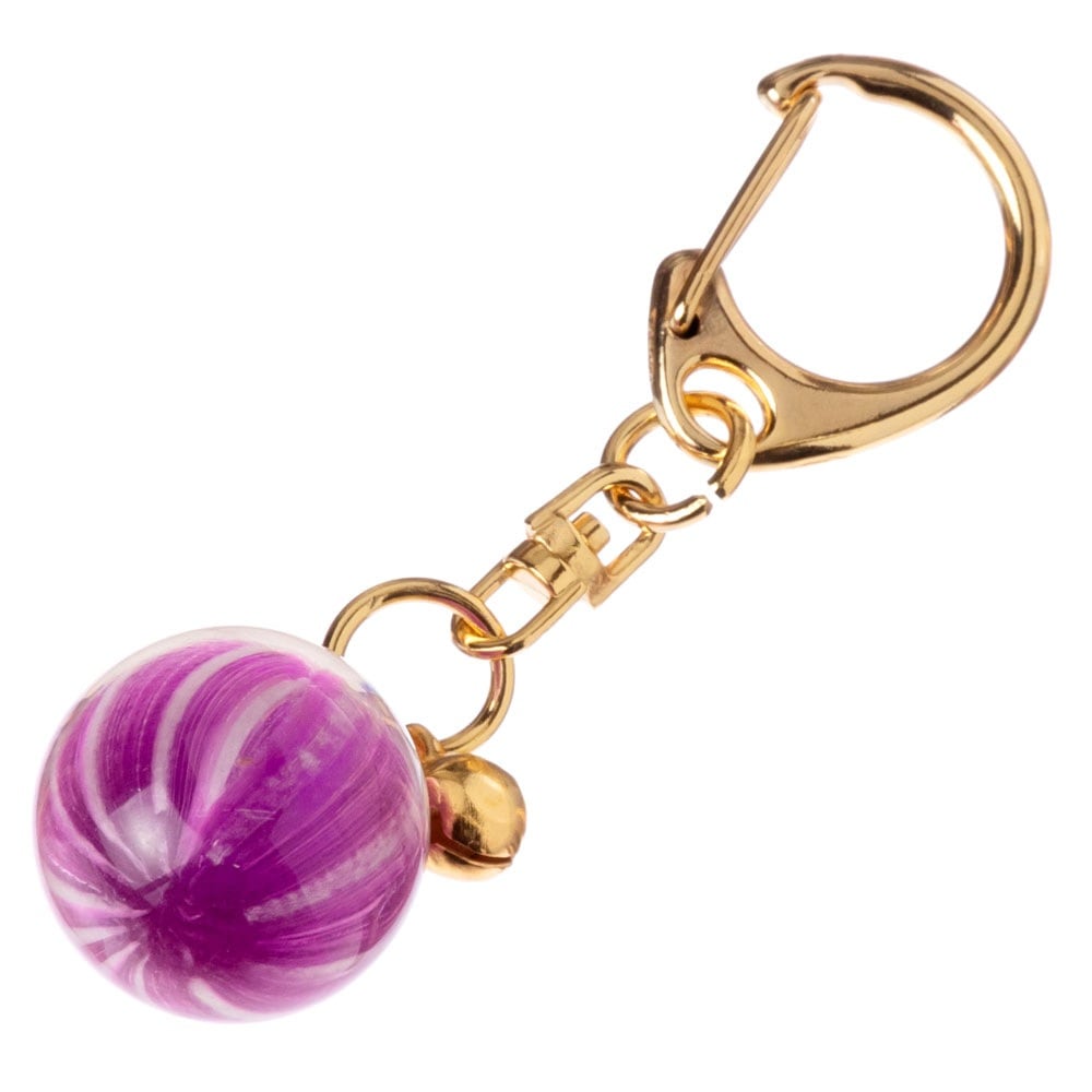 nanaco plus+　飴のキーホルダー　パープル（人気運）　ナナコプラス　Candy key ring|キーホルダー|和小物