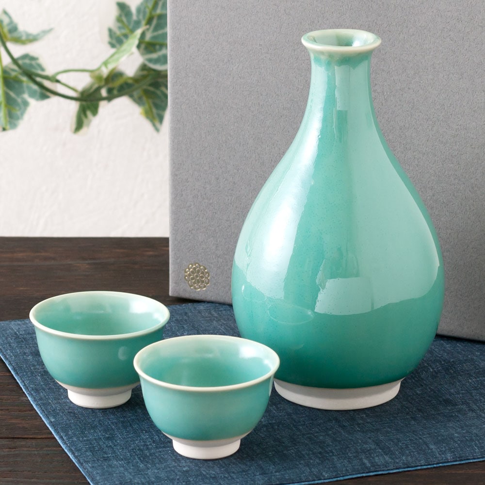 馬場商店　ゆうだまり酒器　波佐見焼・磁器　酒器2客組ギフト　※在庫限り