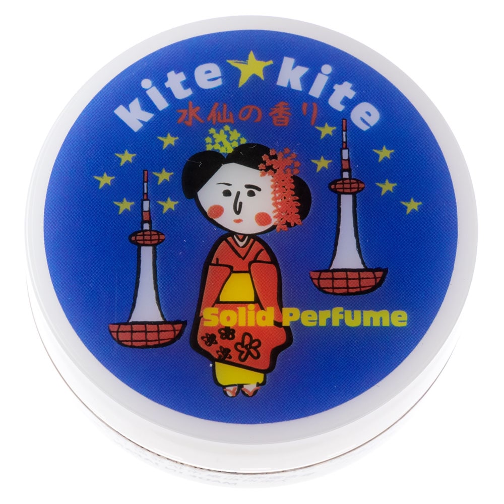 きてきて　練り香水　まいことタワー／水仙の香り　ソリッドパフューム　Solid perfume