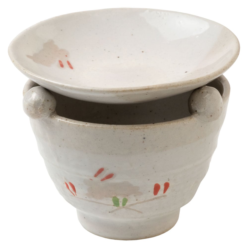 うさぎ茶香炉 (K2507)　茶葉の香りを楽しむアロマグッズ　瀬戸焼　愛知県の工芸品　Tea incense burner  Aichi craft