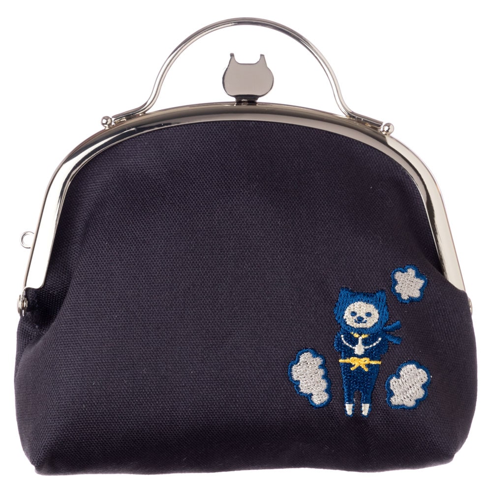 NYANJA　がま口ポーチM　スーベニール　Gamaguchi pouch