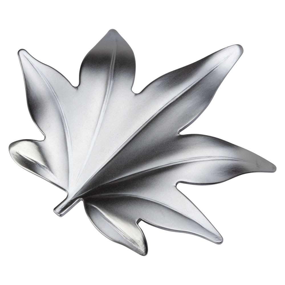ステンレス箸置き　もみじ　ツヤ消しシルバー　新潟県の金属製品　Stainless steel chopstick rest　※在庫限り