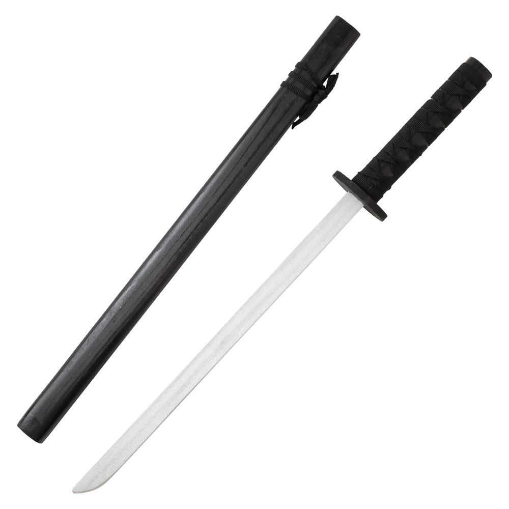 模造日本刀（木刀）忍者刀　74cm (KS)　ハロウィン　仮装・コスプレに　Wooden Japanese sword  Ninja sword|木の玩具|なつかしの玩具
