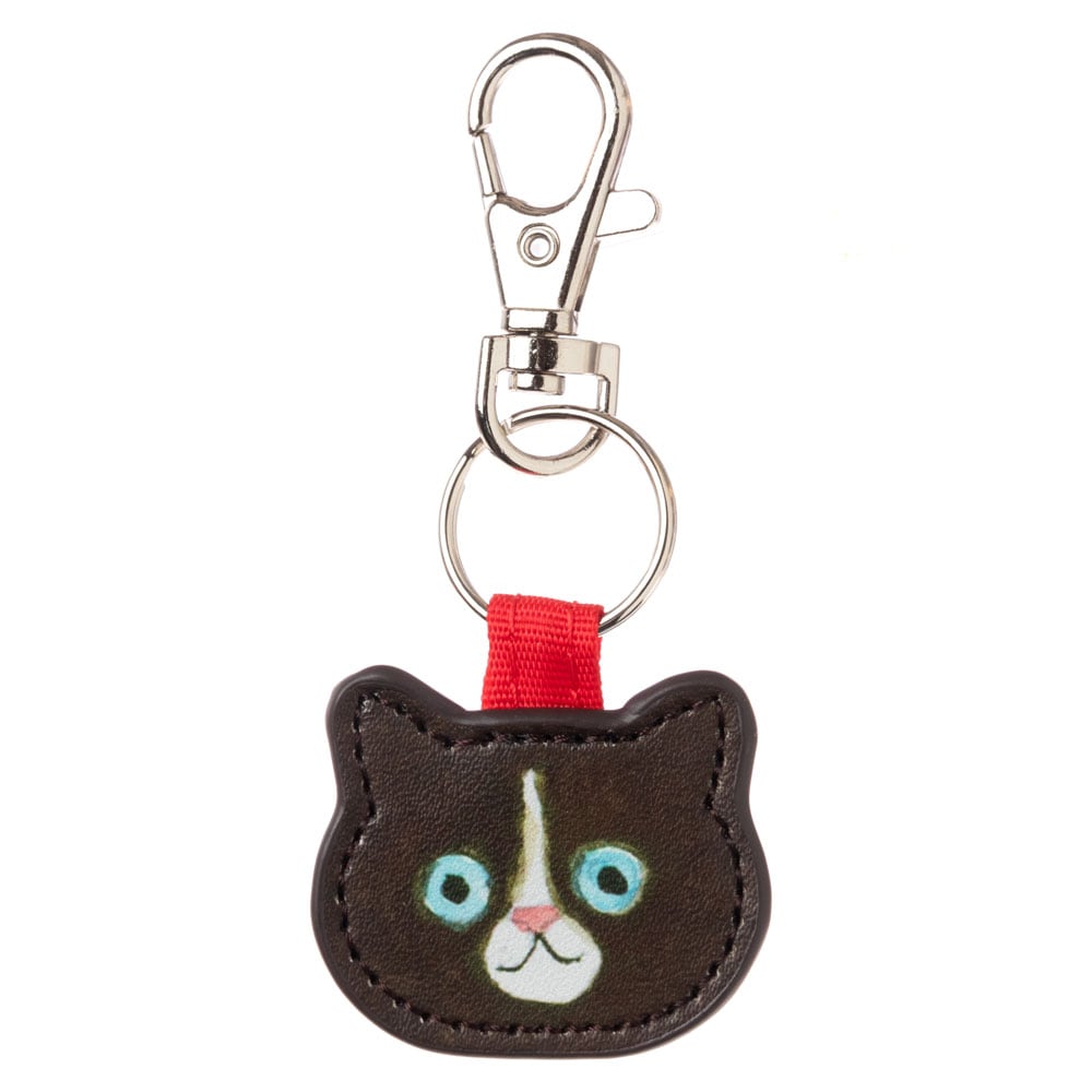 猫のキーチャーム　くろ　ECOUTE! minette　キーホルダー　まあるいおめめのキュートな猫たち
