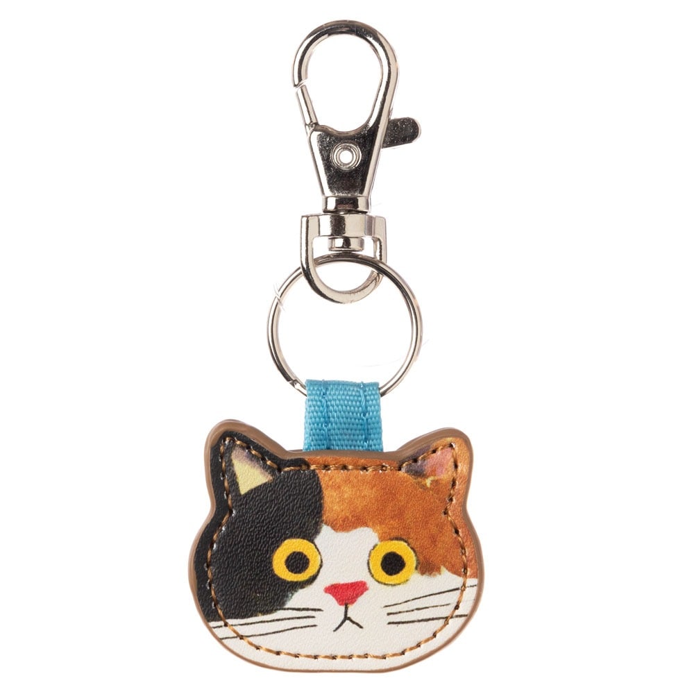 猫のキーチャーム みけ ECOUTE! minette キーホルダー まあるいおめめ