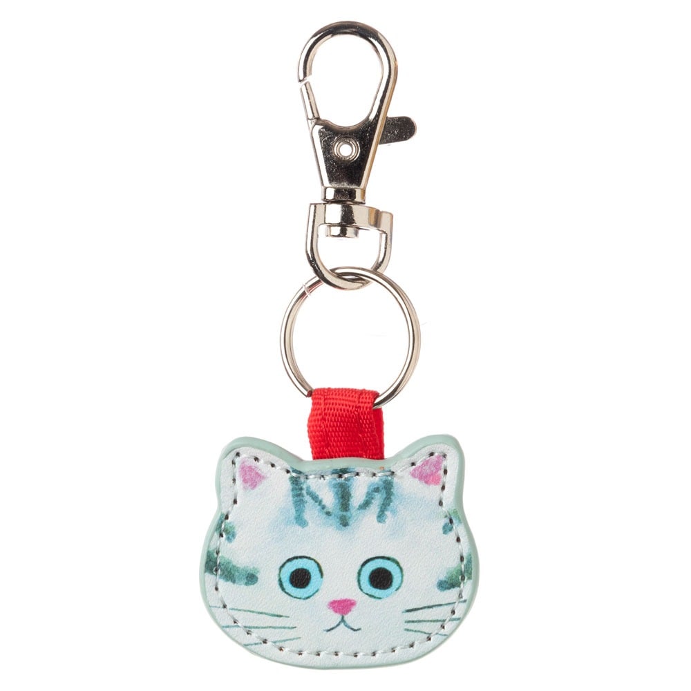猫のキーチャーム　アメショー　ECOUTE! minette　キーホルダー　まあるいおめめのキュートな猫たち