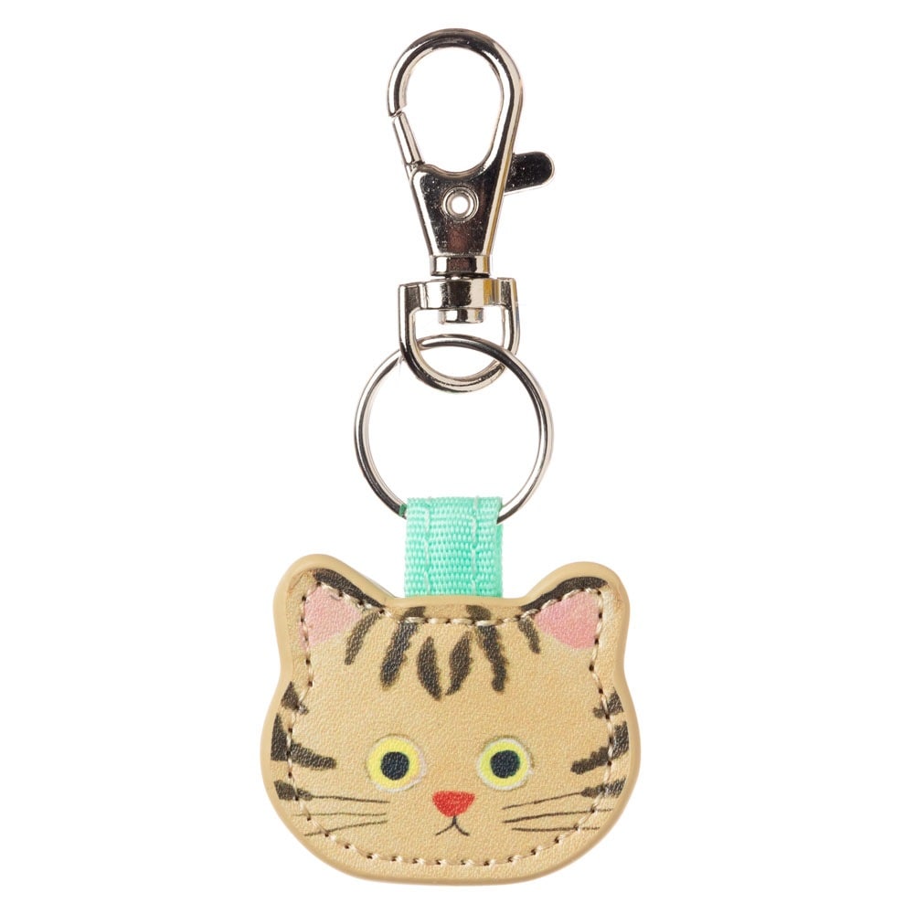 猫のキーチャーム　きじとら　ECOUTE! minette　キーホルダー　まあるいおめめのキュートな猫たち