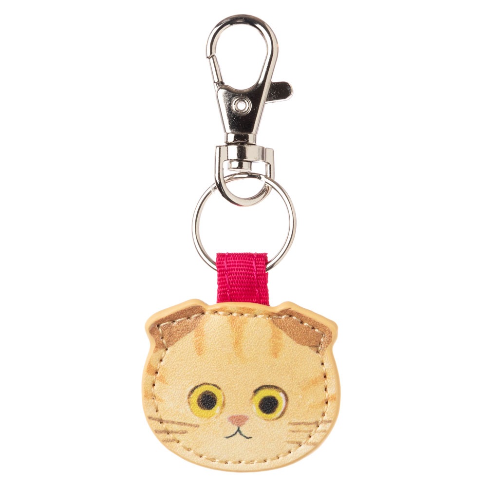 猫のキーチャーム　スコティッシュちゃとら　ECOUTE! minette　キーホルダー　まあるいおめめのキュートな猫たち|キーホルダー|和小物